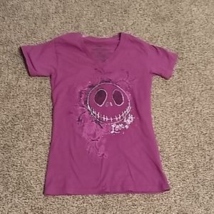 Disney Purple Jack Skellington Shirt